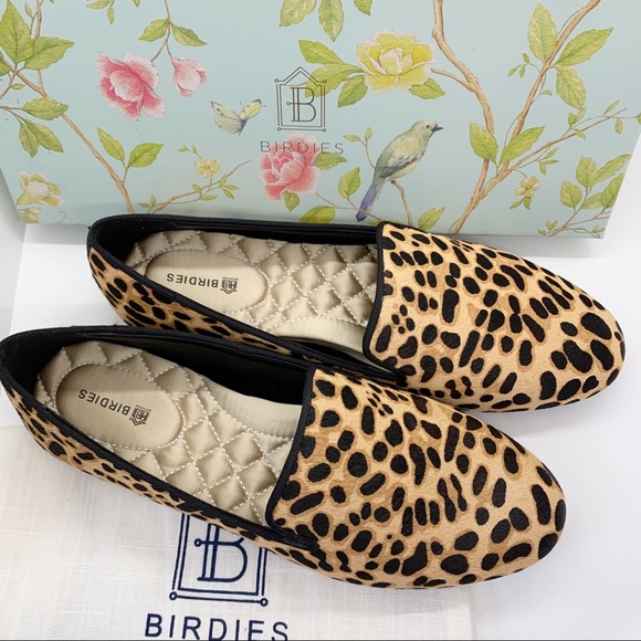 Birdies | Shoes | New Birdies Starling Cheetah Calf Hair Loafers 7 | Poshmark